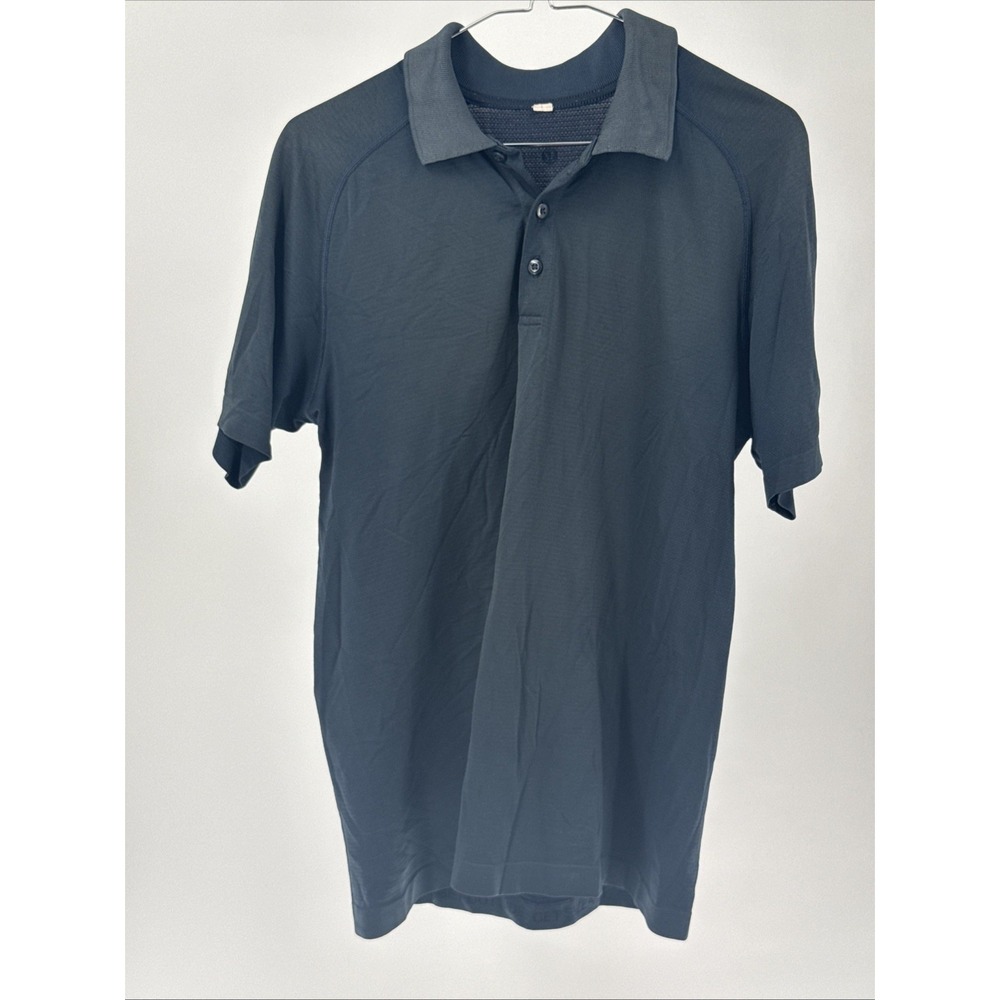 Lululemon Men's Short Sleeve Performance Polo Dark Blue – Size Medium